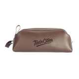 Minnesota Twins Brown Leather Twin Cities Bag