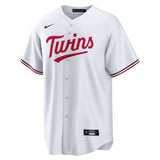 Men's Minnesota Twins Nike White Home Replica Customizable Jersey
