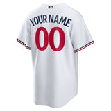 Men's Minnesota Twins Nike White Home Replica Customizable Jersey